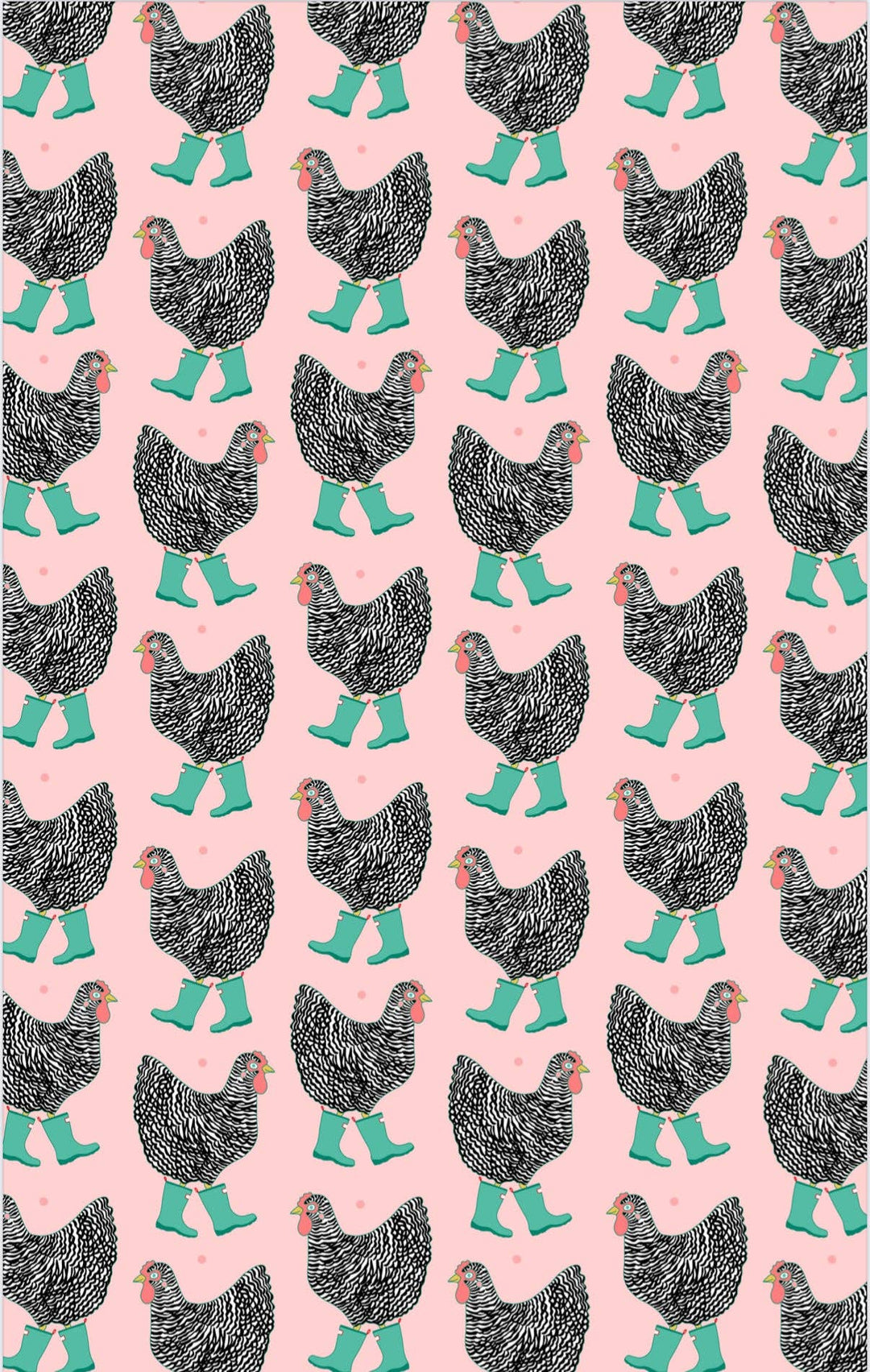 Chick In Boots Crae Double-Sided Hand Towel