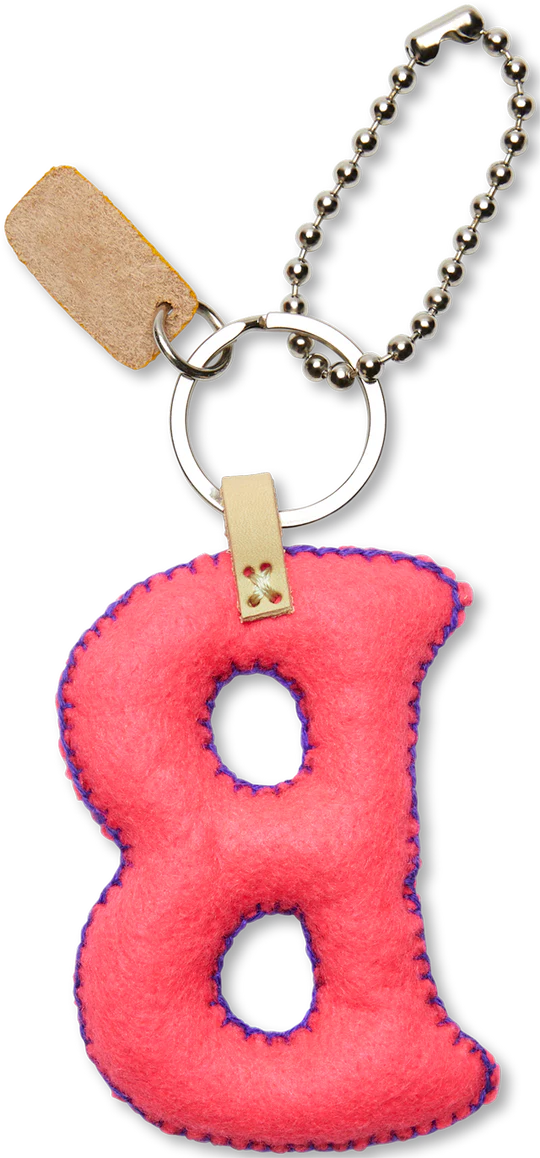 Consuela Pink Felt Alphabet Charms
