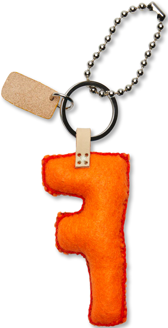 Consuela Orange Felt Alphabet Charms