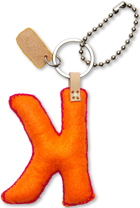 Consuela Orange Felt Alphabet Charms