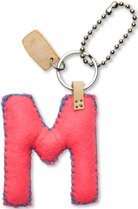 Consuela Pink Felt Alphabet Charms
