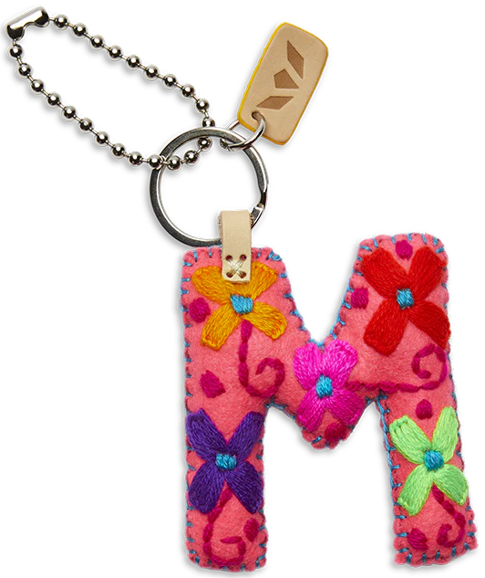 Consuela Pink Felt Alphabet Charms