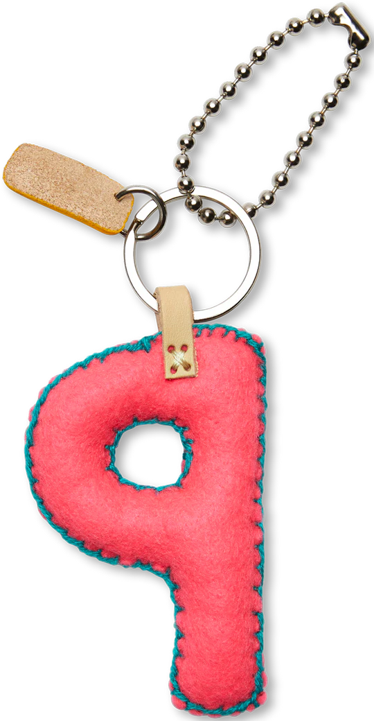Consuela Pink Felt Alphabet Charms