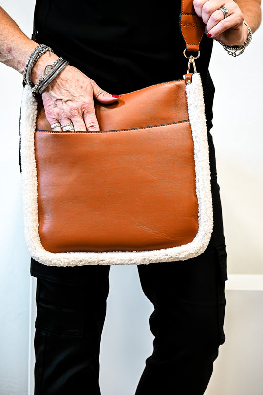 Chole Teddy Crossbody Bag - Friends Market Boutique