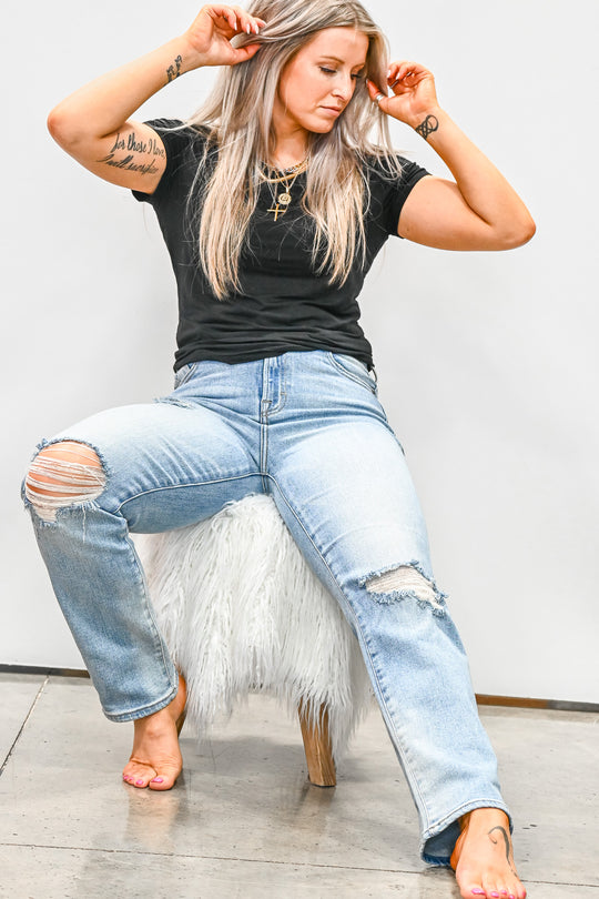 Tracey High Rise Hidden Jeans