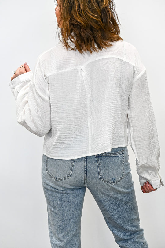 Gia Button Up Top