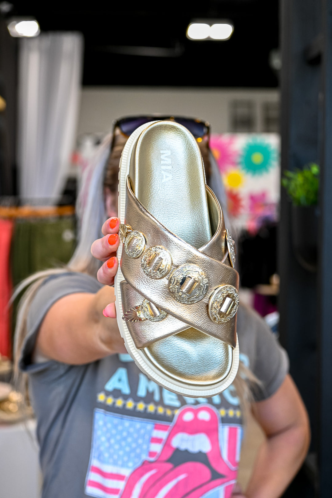 MIA Georgia Gold Sandal