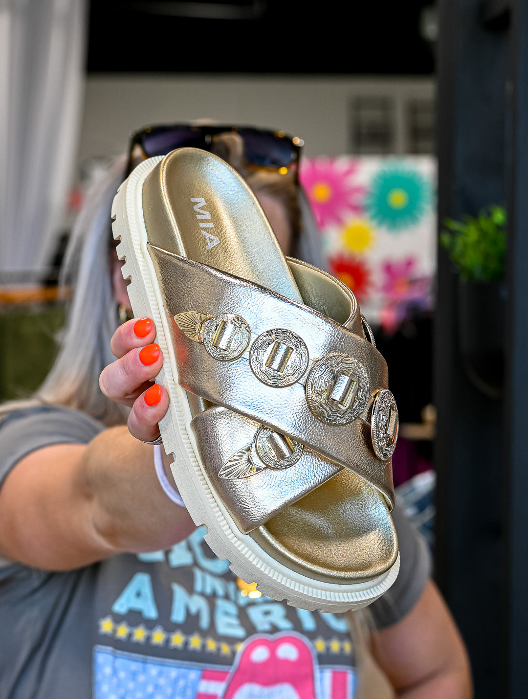 MIA Georgia Gold Sandal