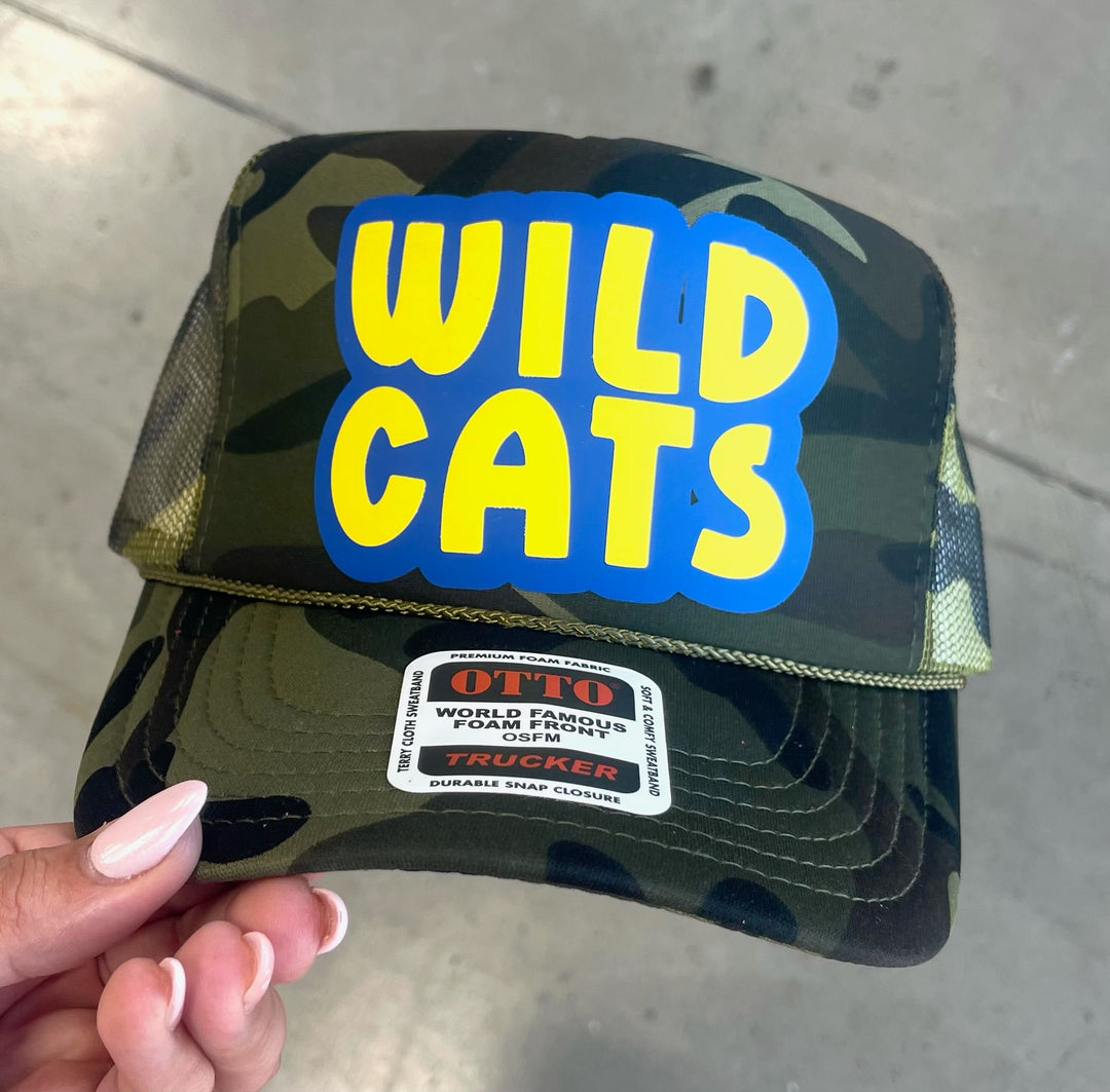 #8 CAMO WILDCATS Hat
