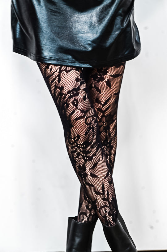 Chantily Floral Tights