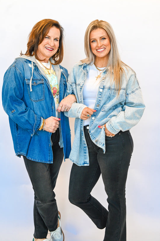 Risen Oversized Denim Shacket