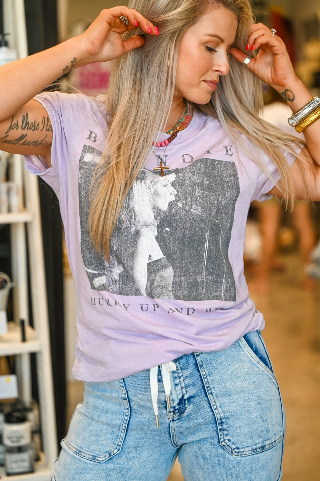 Blondie Hurry Up & Wait Tee