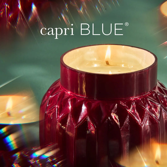 Capri BLUE Sugared Spice Twist Royal Gem 19oz Candle