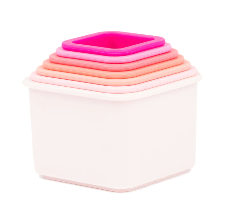 Jeweled Pink Happy Stacks - Friends Market Boutique