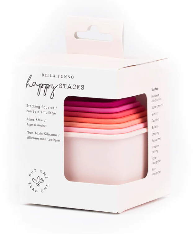 Jeweled Pink Happy Stacks - Friends Market Boutique