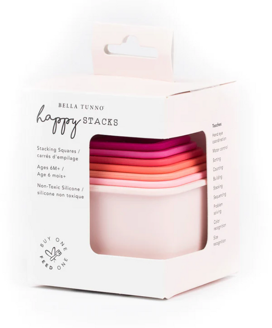 Jeweled Pink Happy Stacks - Friends Market Boutique