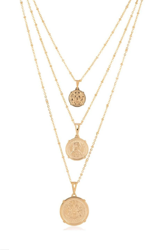 Emperor Coin Necklace 18"