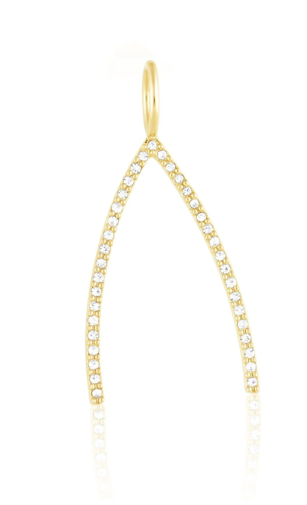 Wishbone Pendant Necklace