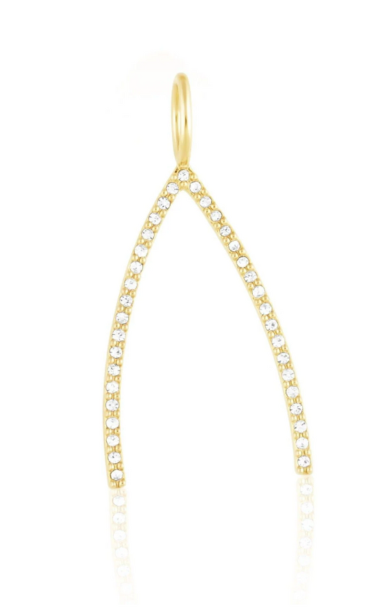 Wishbone Pendant Necklace