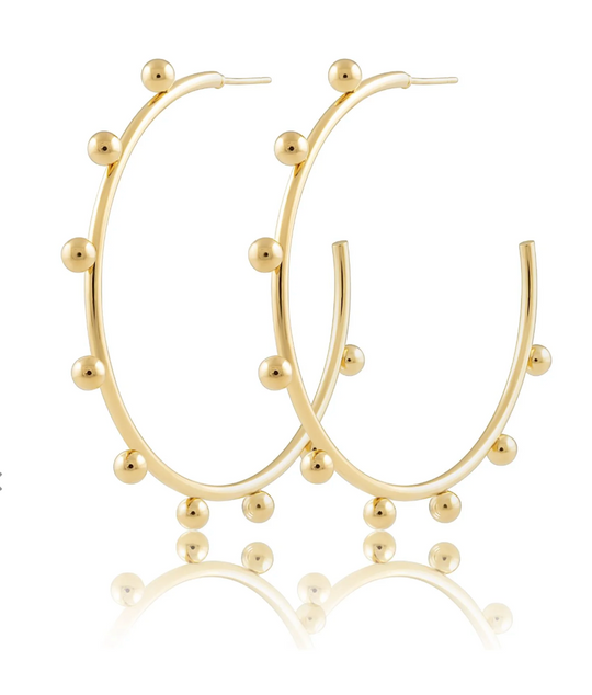Erin Studded Hoops