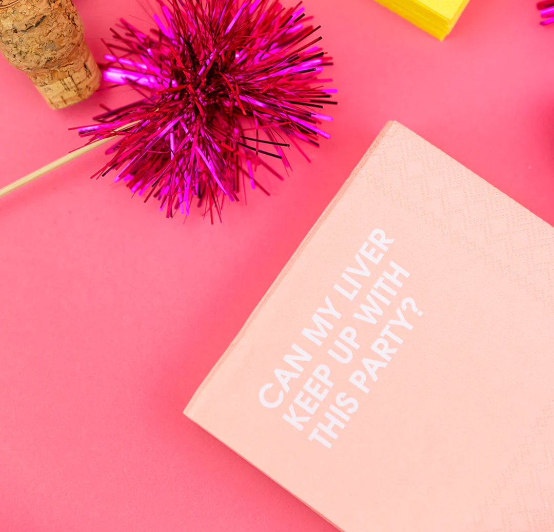 Can My Liver Keep Up Cocktail Napkins
