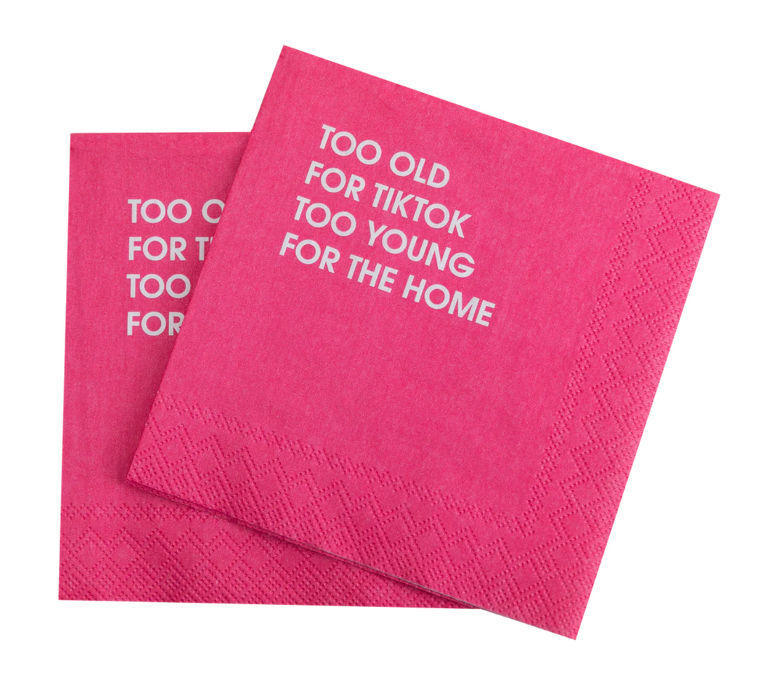 Too Old Cocktail Napkins