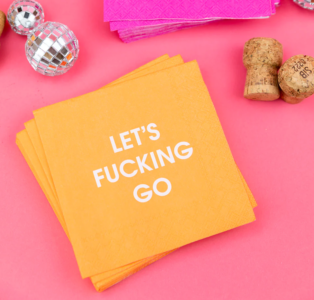 Let's Go Cocktail Napkins