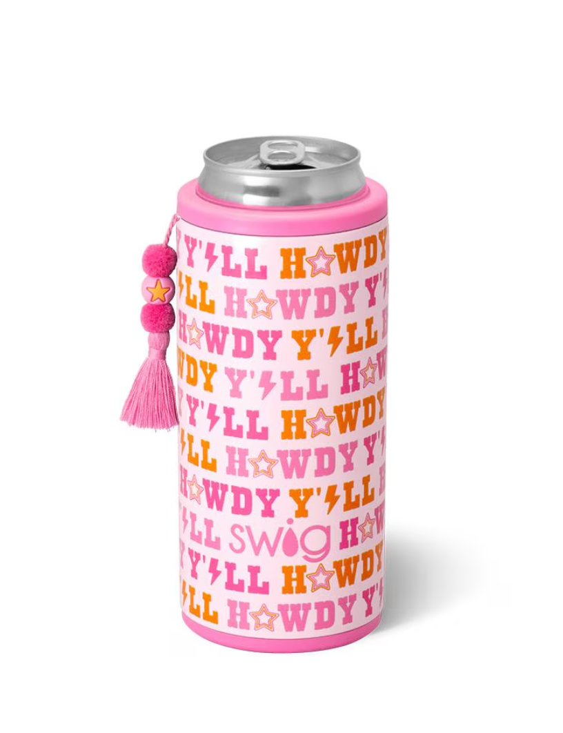 Swig Howdy Y'all Skinny Can Cooler 12oz