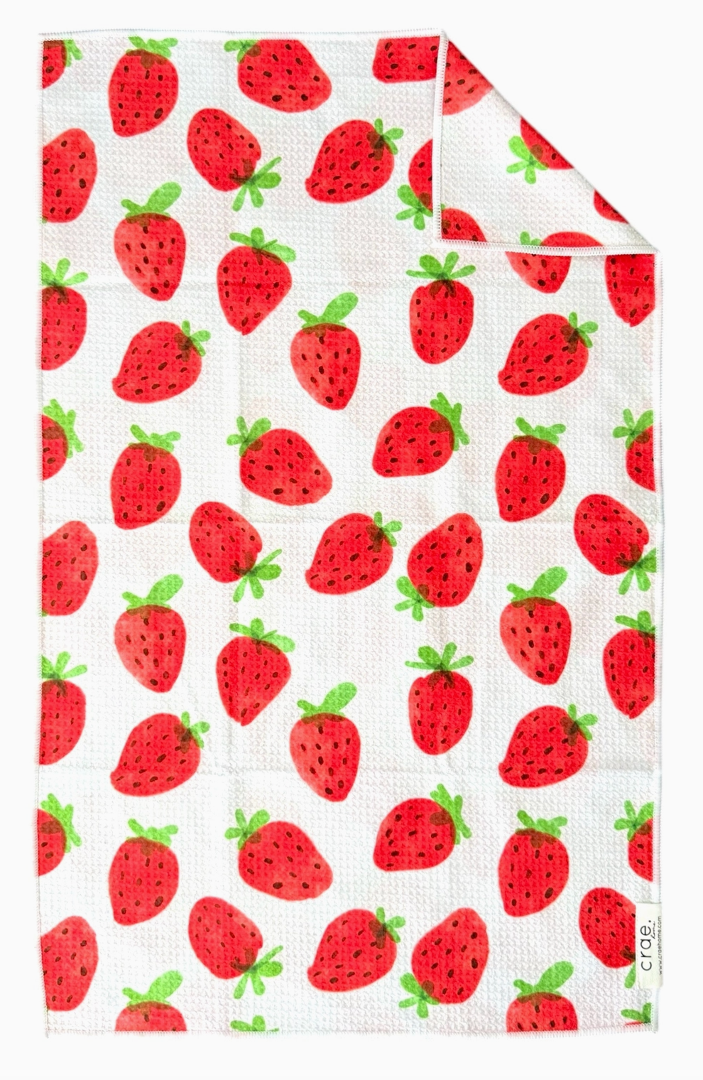 Strawberry Days Crae Double Sided Hand Towel