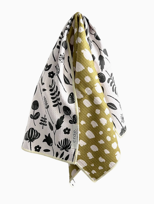 Vintage Highway Crae Double Sided Hand Towel