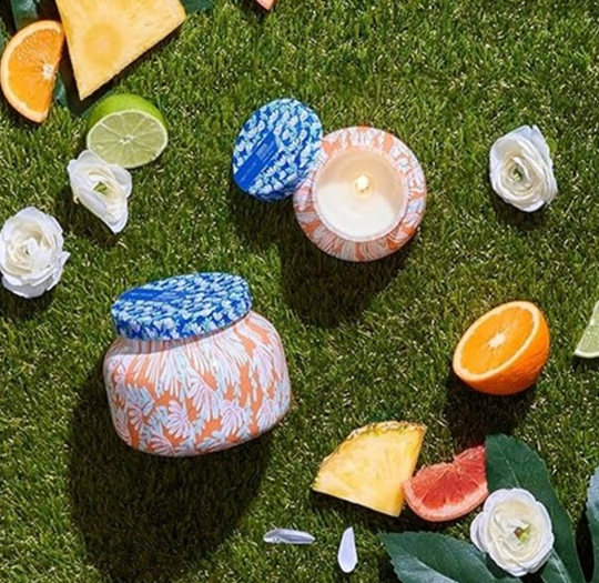 Havanah Vanilla Pattern Play Signature Jar Capri Blue 19oz