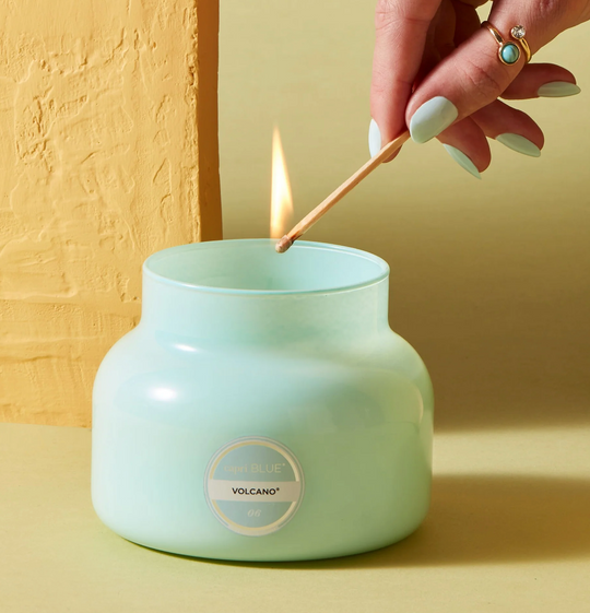 Capri BLUE Volcano Aqua Signature Jar Candle 19oz