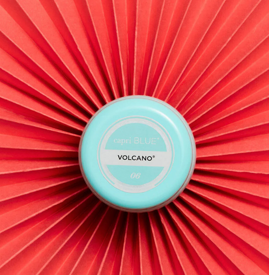 Capri BLUE Volcano Aqua Printed Mini Tin 3oz