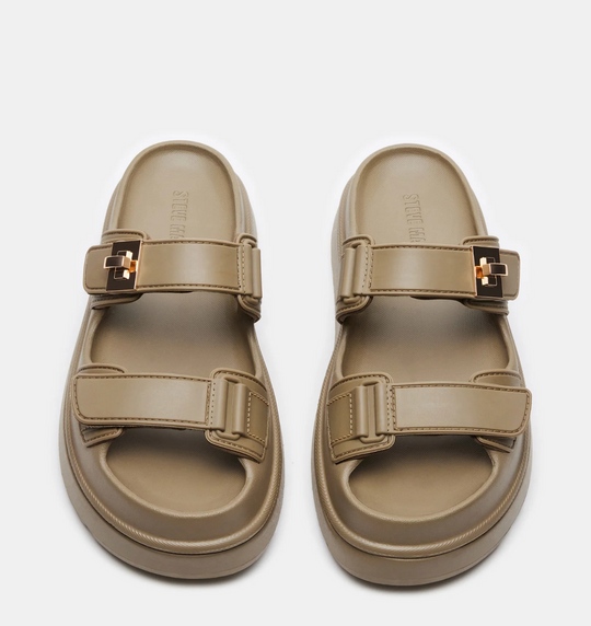 Steve Madden Bigschmona Olive Jelly Sandal