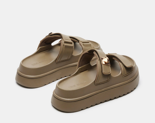 Steve Madden Bigschmona Olive Jelly Sandal