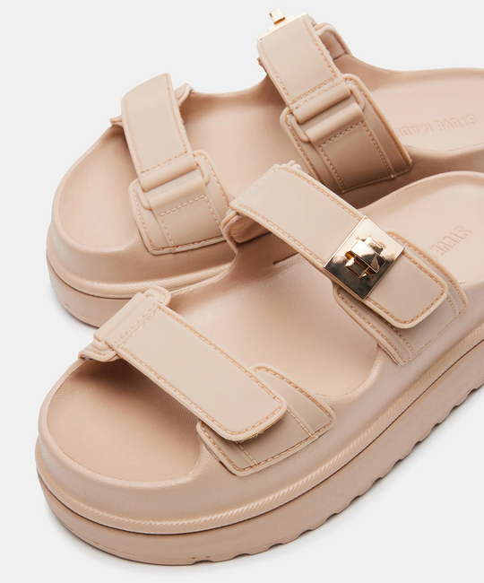 Steve Madden Bigschmona Natural Jelly Sandal