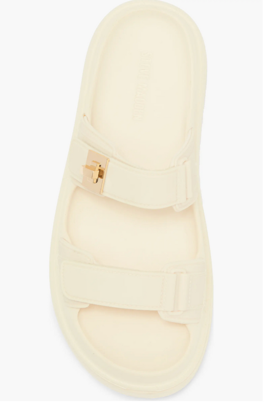 Steve Madden Bigschmona Bone Jelly Sandal