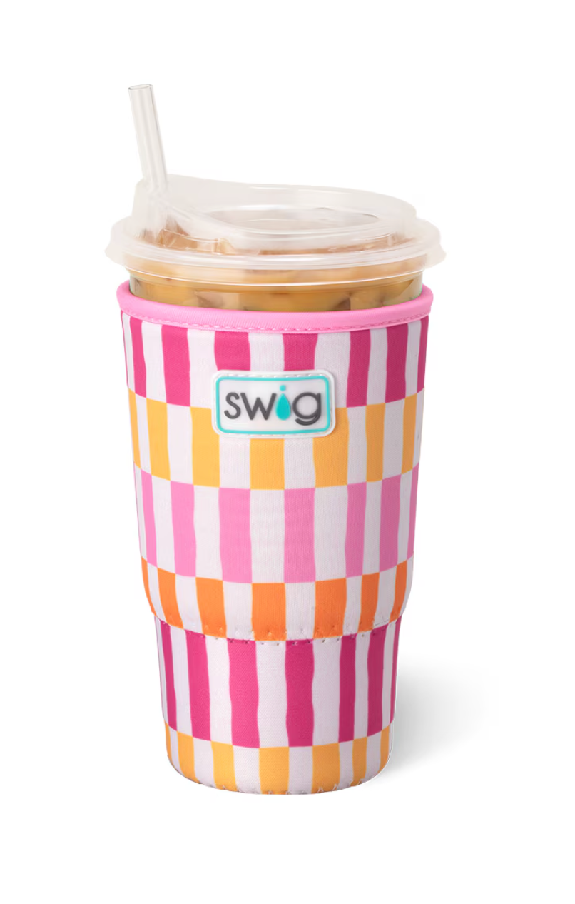 Swig Sherbet Stripe Life Large Iced Cup Coolie