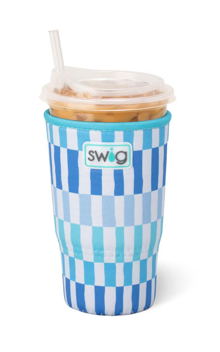 Swig Glacier Stripe Large Iced Cup Coolie