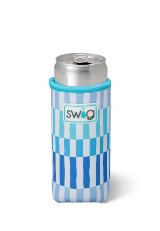 Swig Glacier Stripe Slim Can Coolie