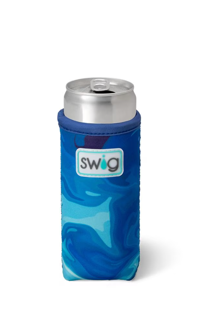 Swig Blue Lagoon Slim Can Coolie