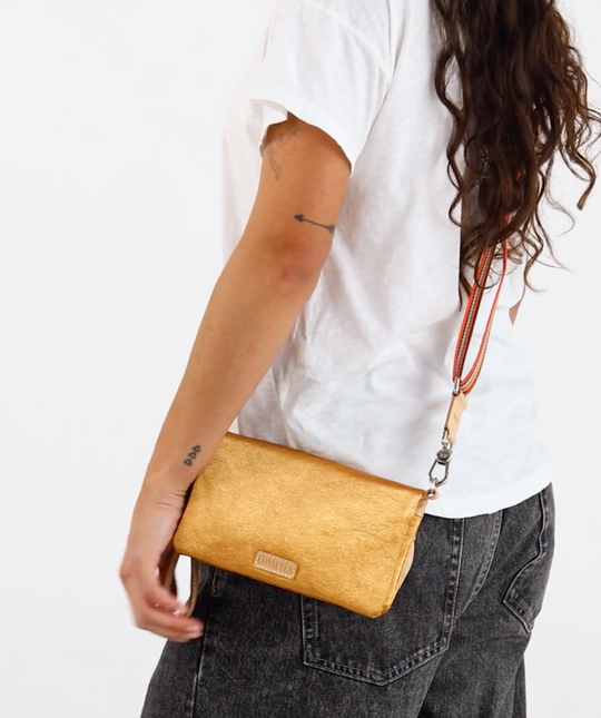 Consuela Bronzed Uptown Crossbody
