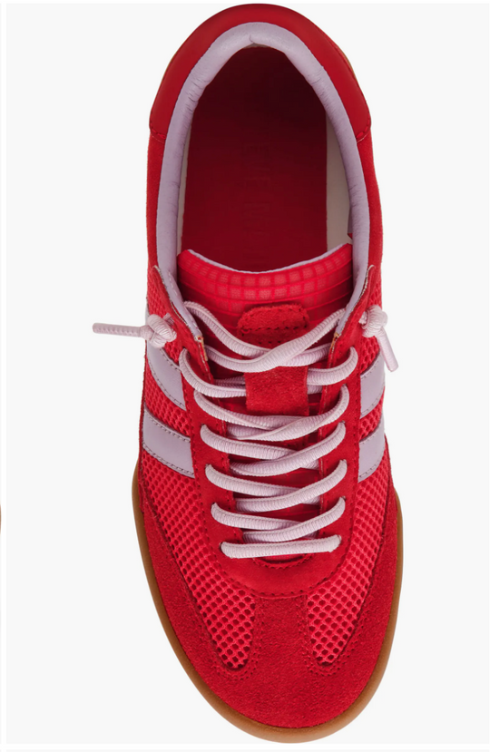 Steve Madden Verdict Mesh Red Sneaker
