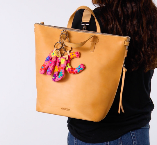 Consuela Pink Felt Alphabet Charms