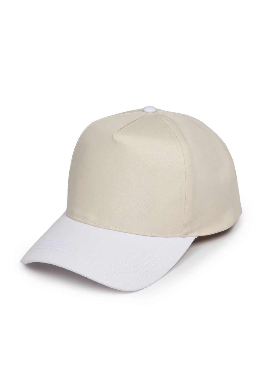 5 Panel Cotton Two-Tone Caps: Pink