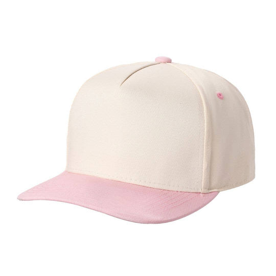 TCTAN-DZ-5 PANEL 2TONE SNAP BACK HATS DOZEN   (BEST SELLER): TAN/JADE