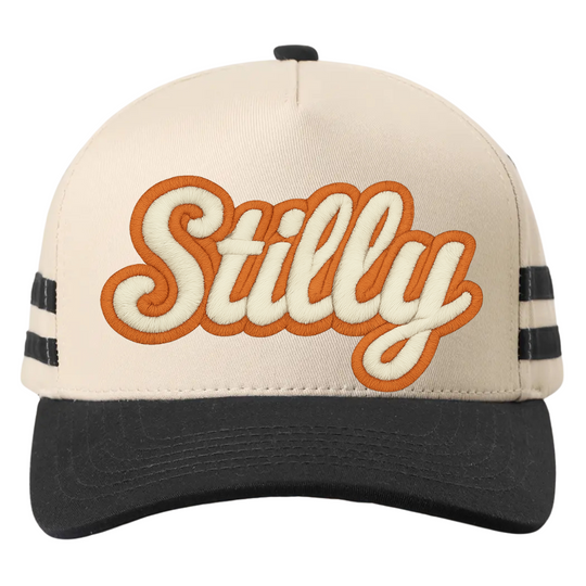 STILLY Black Striped HAT