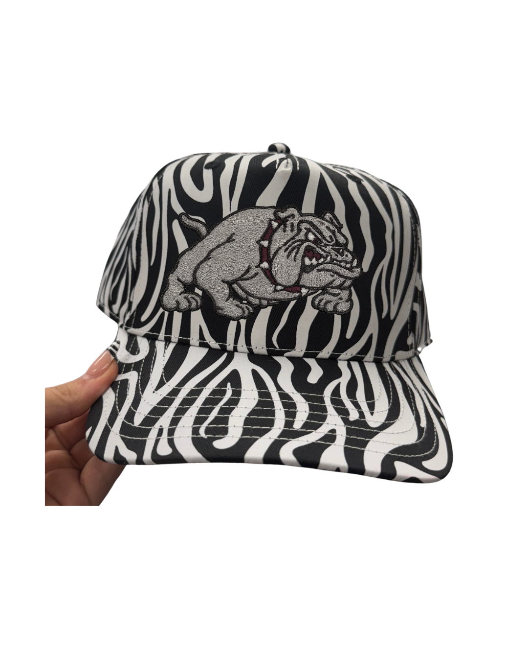 EDMOND MEMORIAL | ZEBRA BULLDOG MASCOT HAT