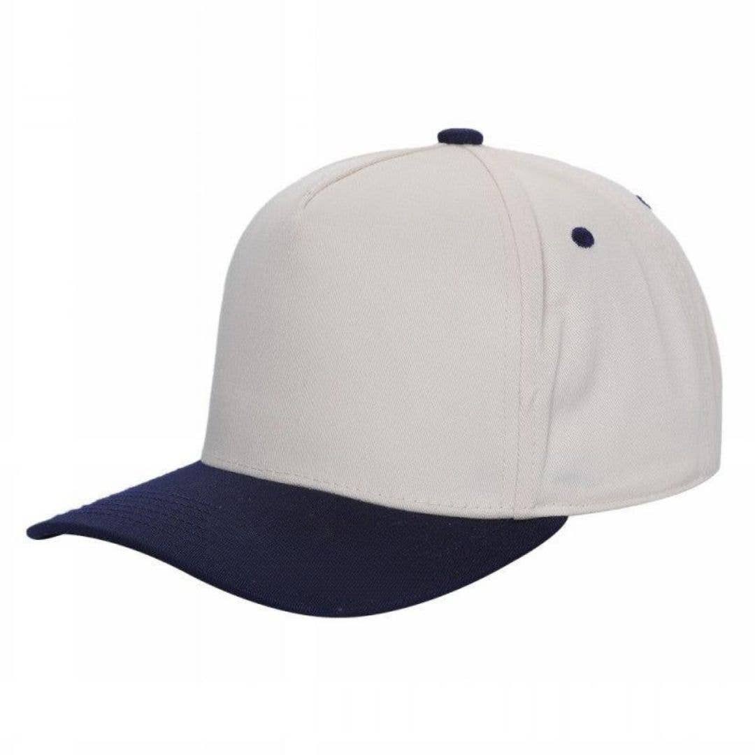 TCTAN-DZ-5 PANEL 2TONE SNAP BACK HATS DOZEN   (BEST SELLER): TAN/JADE