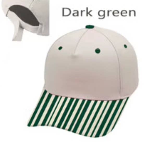 Seersucker Cotton Trucker Hat - Various Colors: Black / 10 Pack